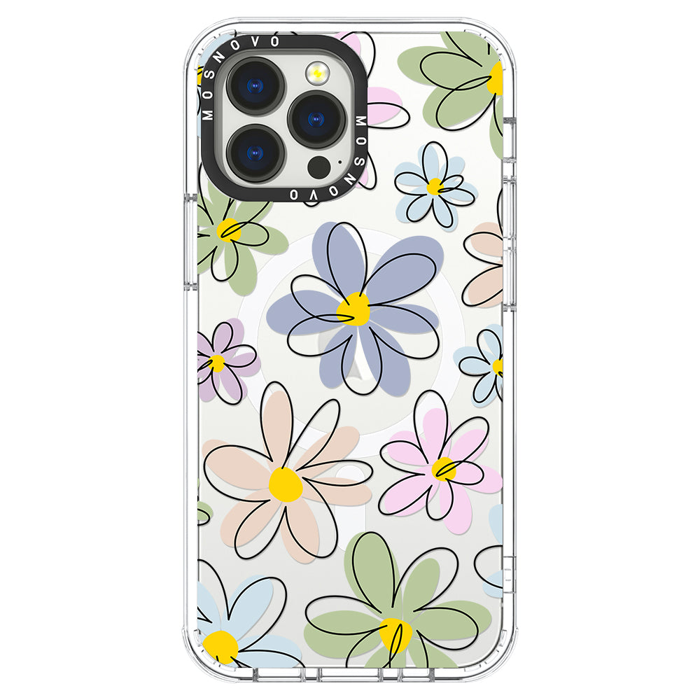 Linear Blooms Phone Case - iPhone 13 Pro Max Case