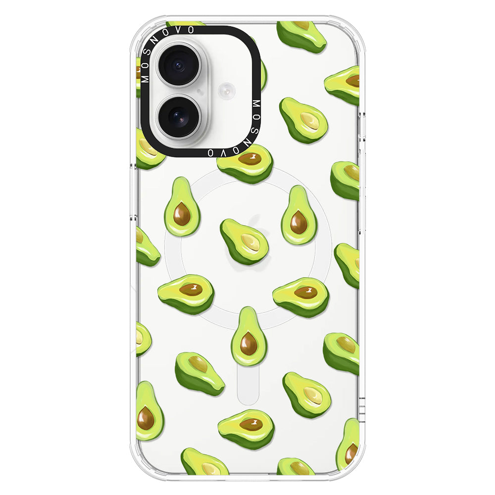 Fleshy Avocado Phone Case - iPhone 16 Plus Case - MOSNOVO