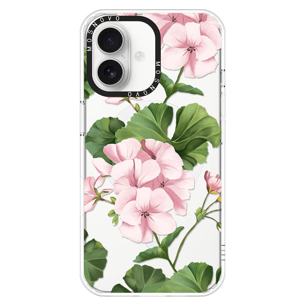 Geranium Phone Case - iPhone 16 Plus Case - MOSNOVO