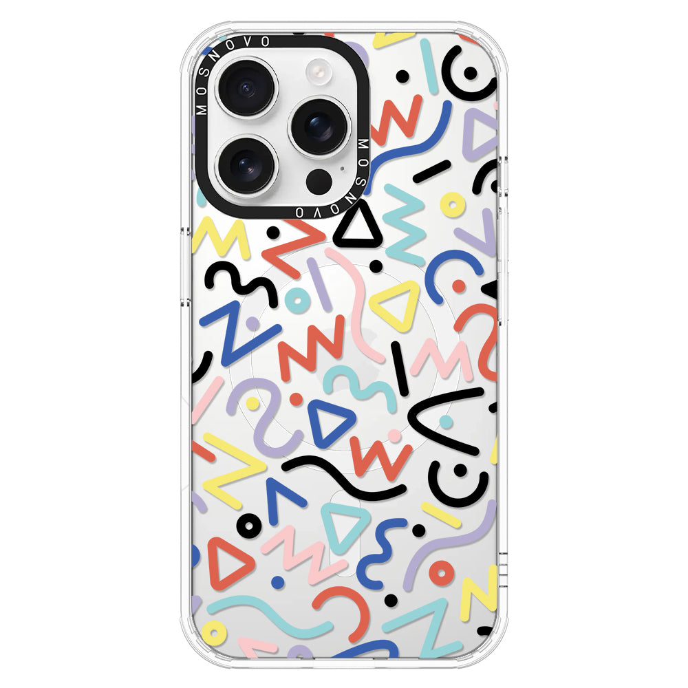 Doodle Art Phone Case - iPhone 16 Pro Max Case - MOSNOVO