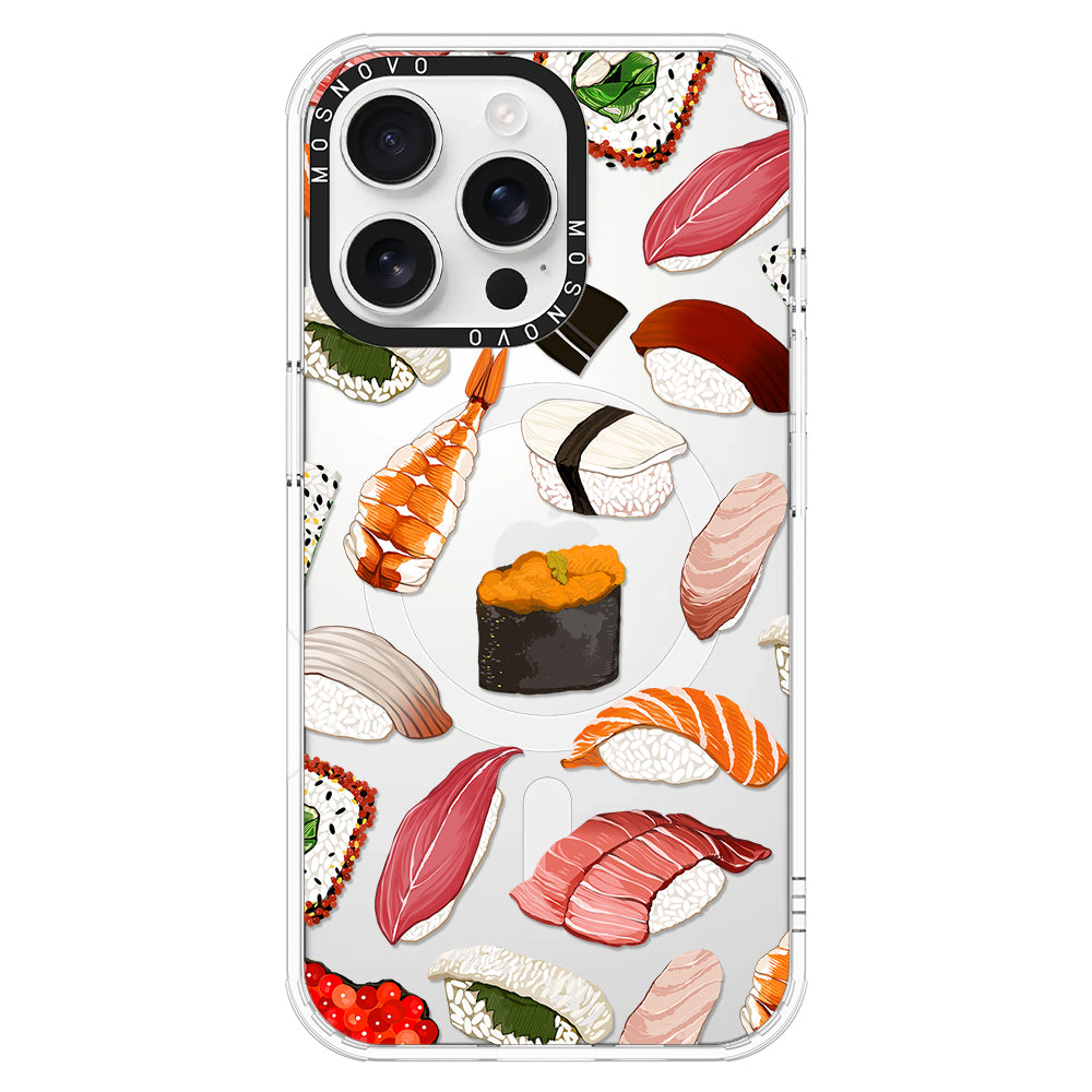 Mixed Sushi Phone Case - iPhone 16 Pro Max Case - MOSNOVO