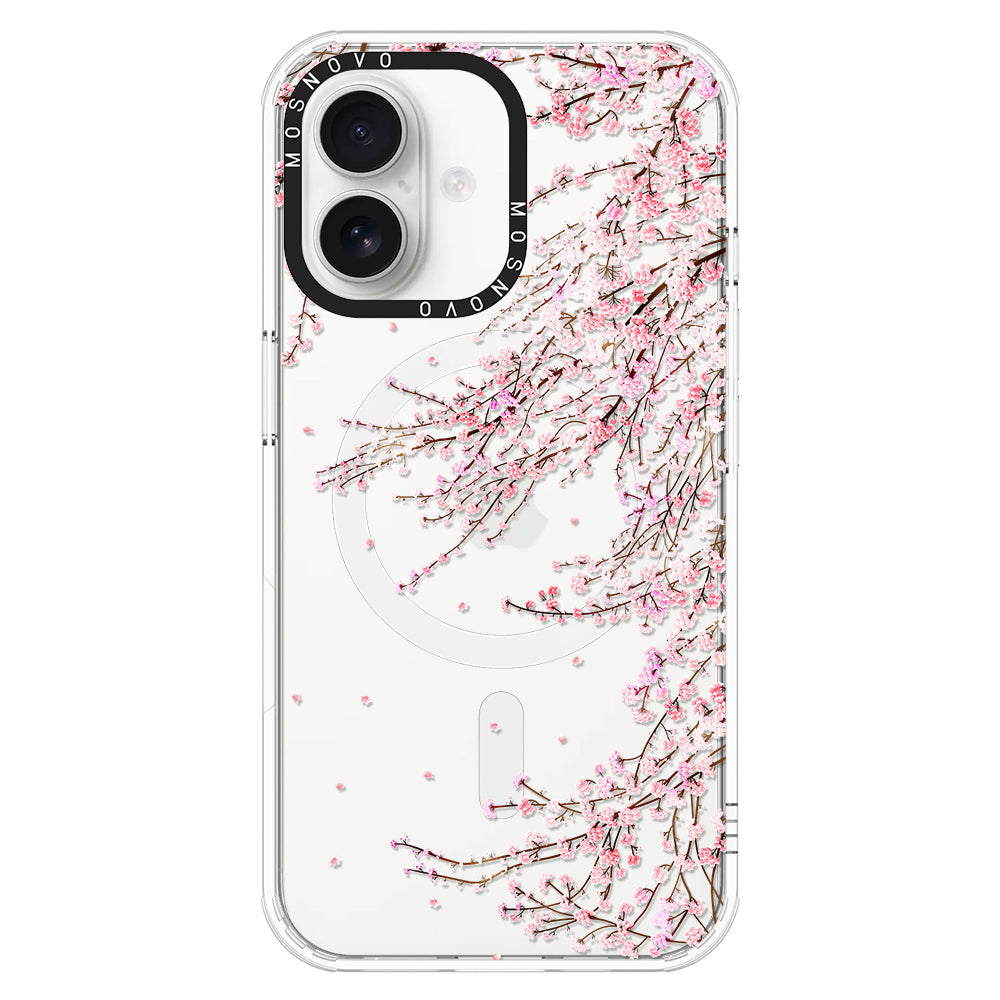 Cherry Blossom Phone Case - iPhone 16 Plus Case - MOSNOVO