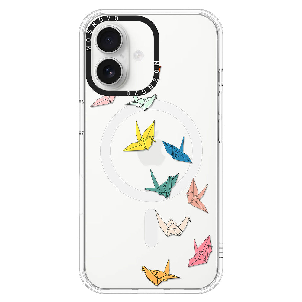 Paper Crane Phone Case - iPhone 16 Case - MOSNOVO