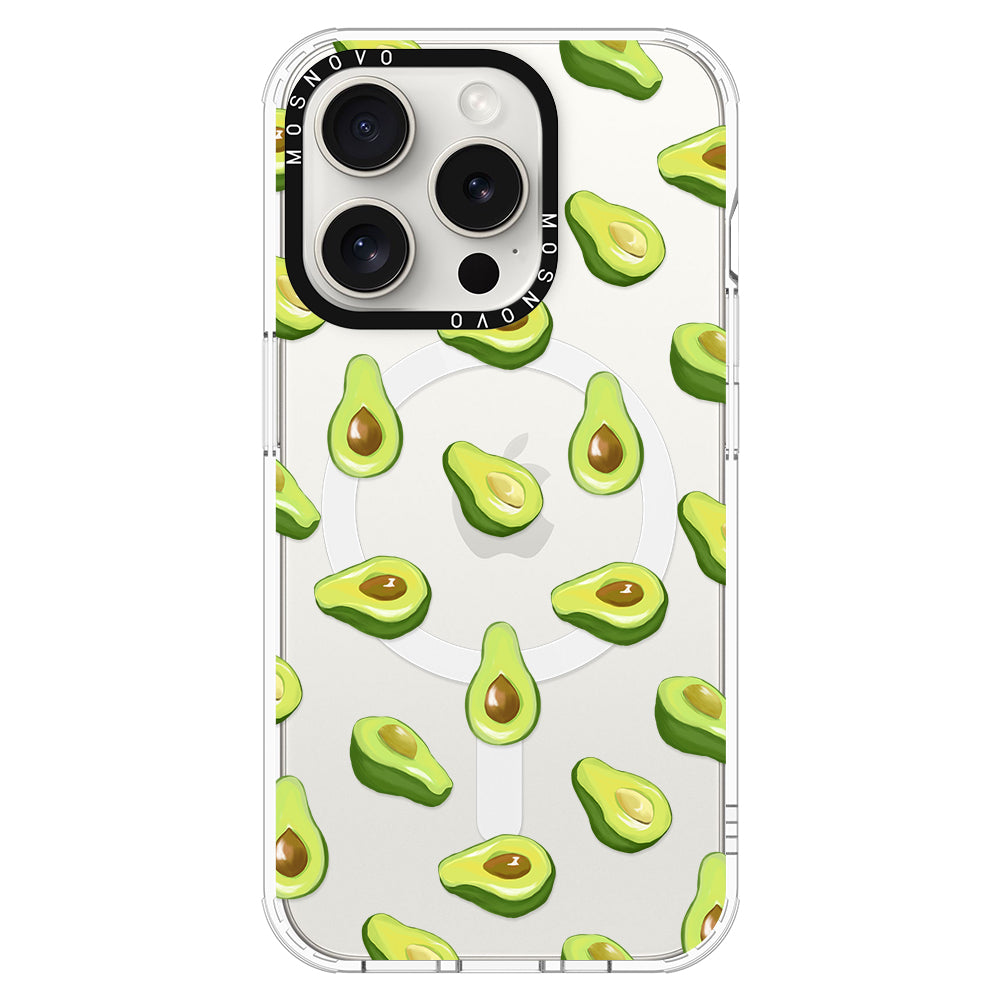 Fleshy Avocado Phone Case - iPhone 16 Pro Max Case - MOSNOVO