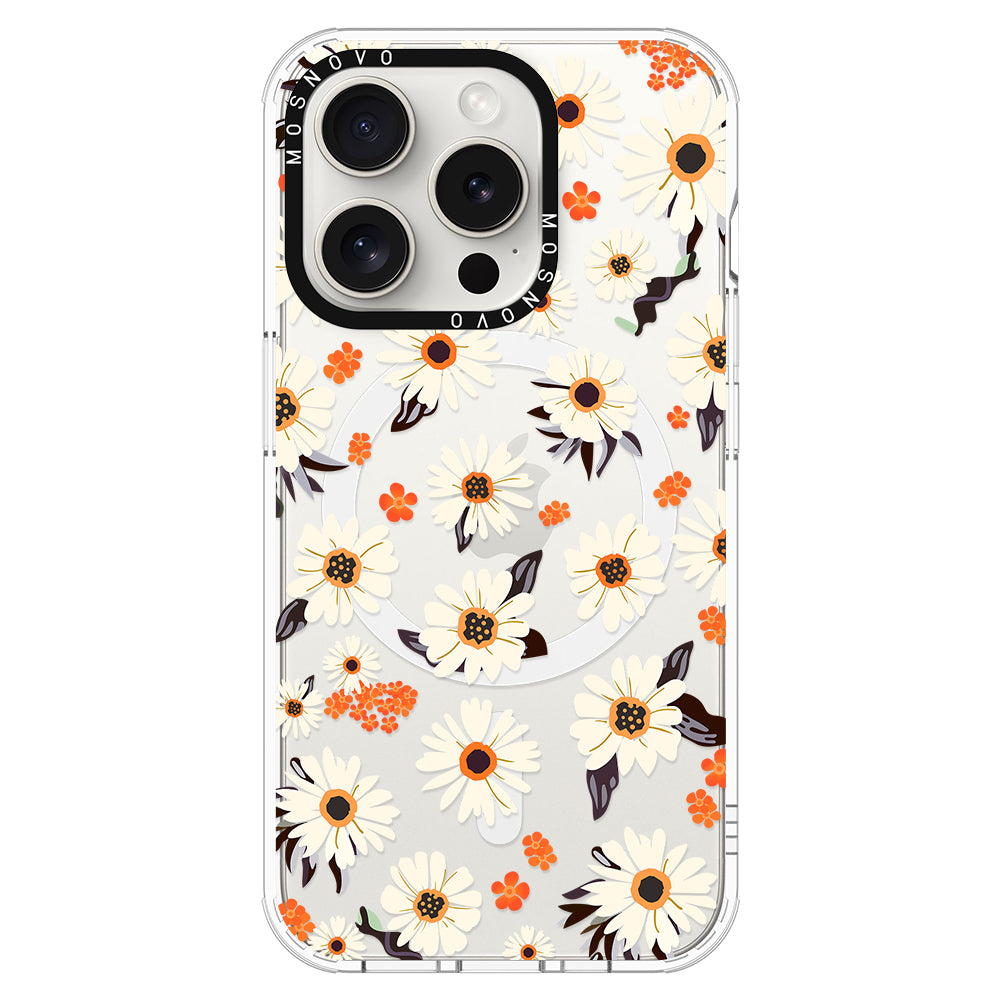 Spring Daisy Phone Case - iPhone 16 Pro Max Case - MOSNOVO