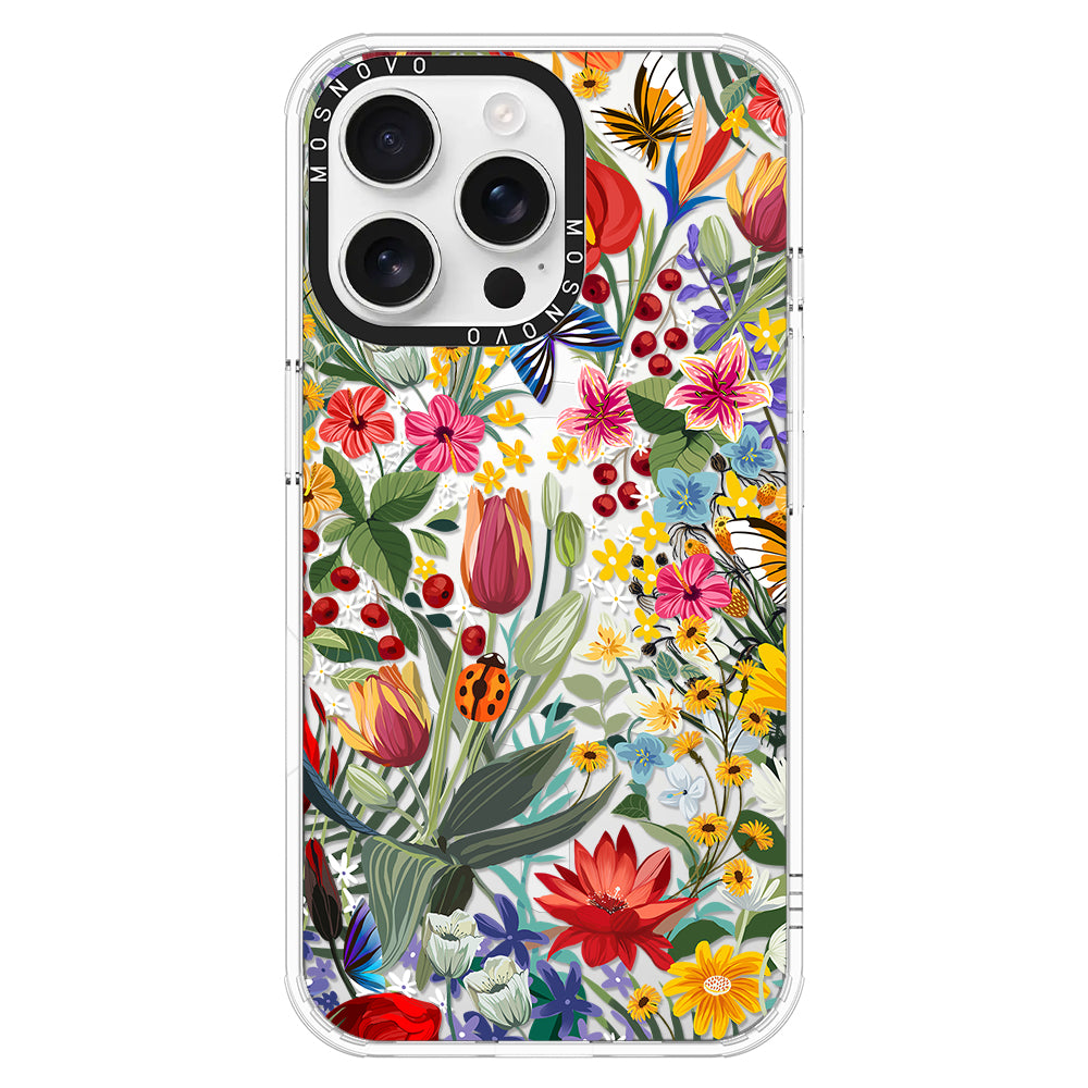 In The Garden Phone Case - iPhone 16 Pro Max Case - MOSNOVO