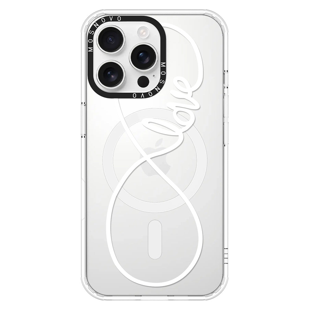 Infinity Love Phone Case - iPhone 16 Pro Max Case - MOSNOVO