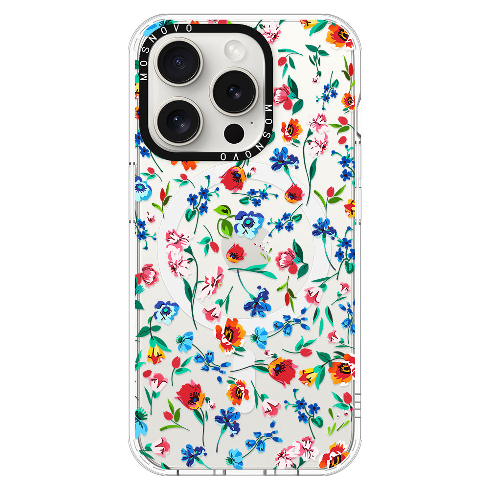 Little Wild Flower Phone Case - iPhone 16 Pro Case - MOSNOVO