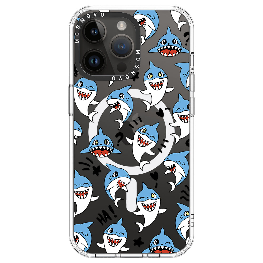 Cute Sharks Phone Case - iPhone 14 Pro Max Case