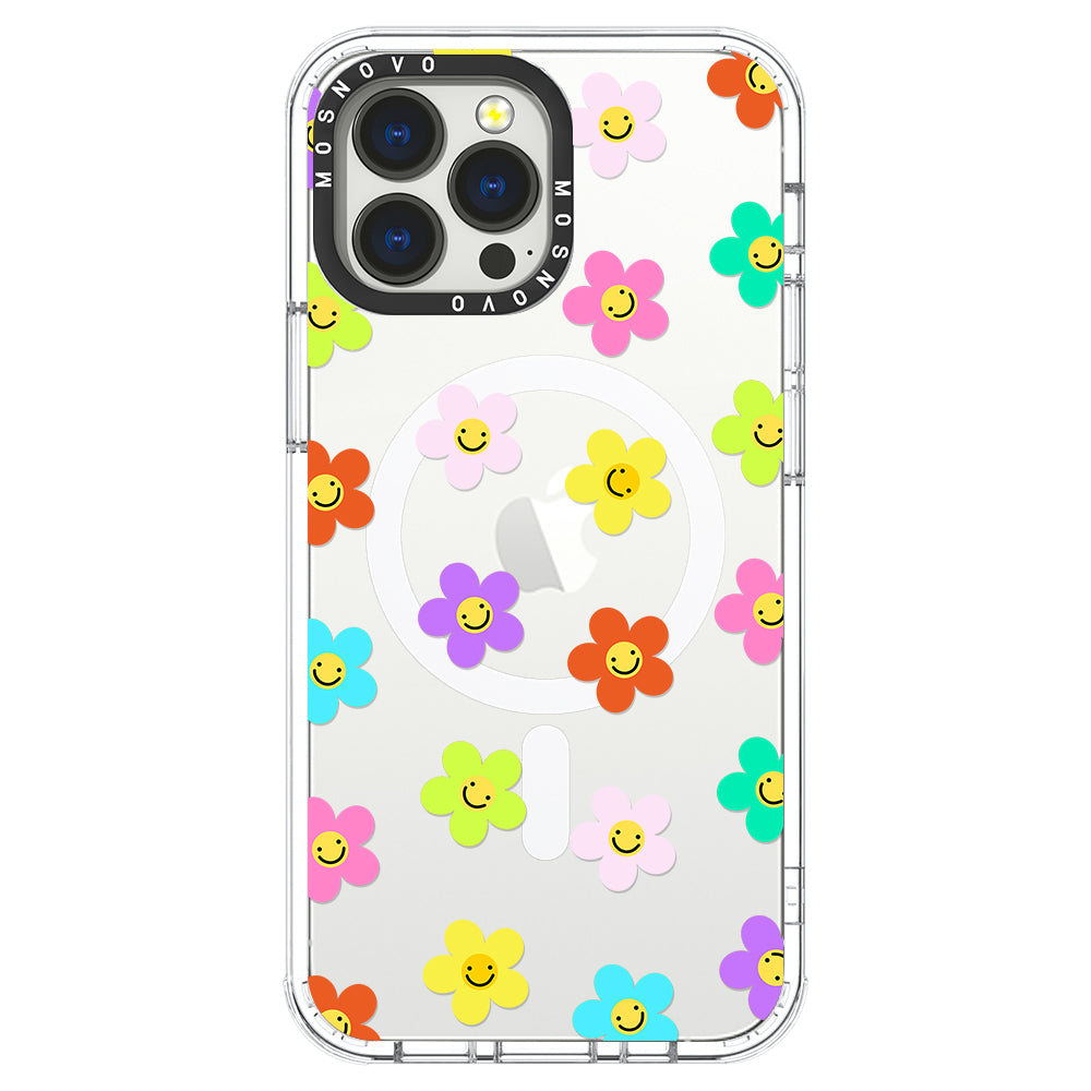 Smile Floral Phone Case - iPhone 13 Pro Max Case