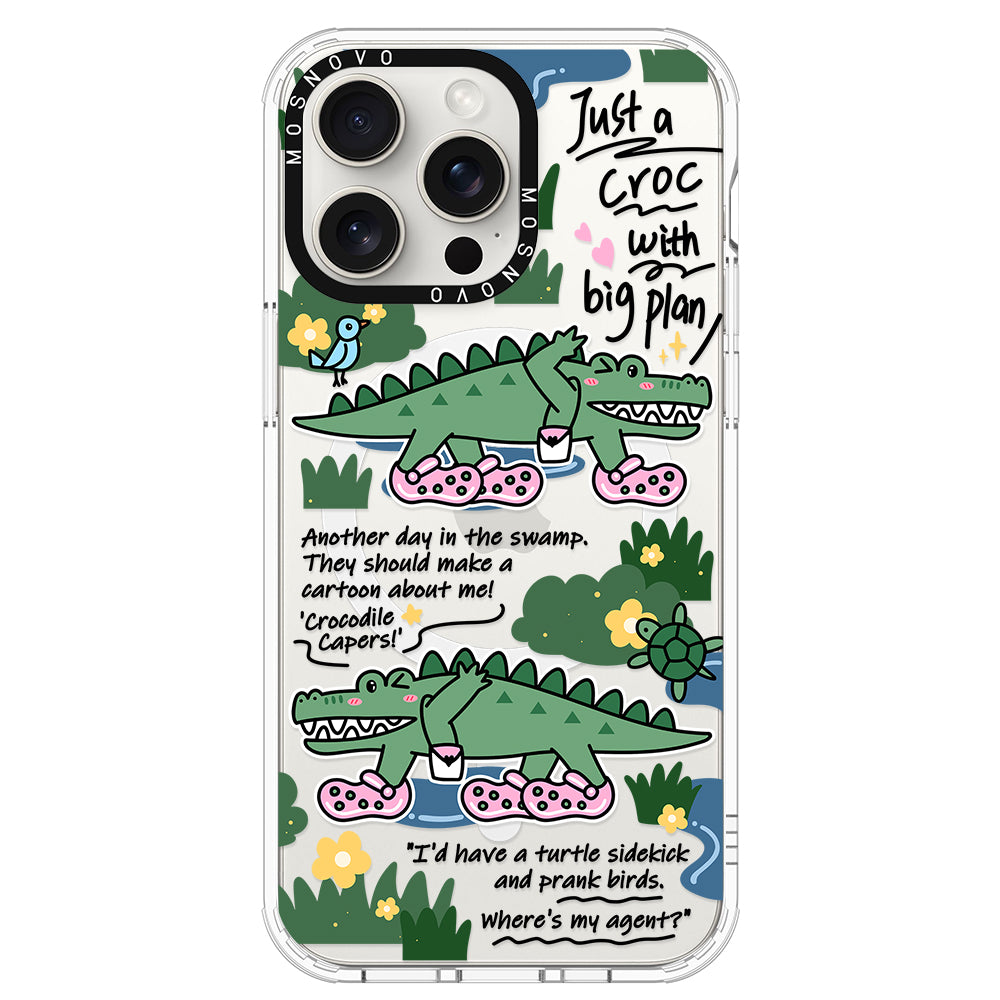 Croc with Big Plan Phone Case - iPhone 15 Pro Max Case