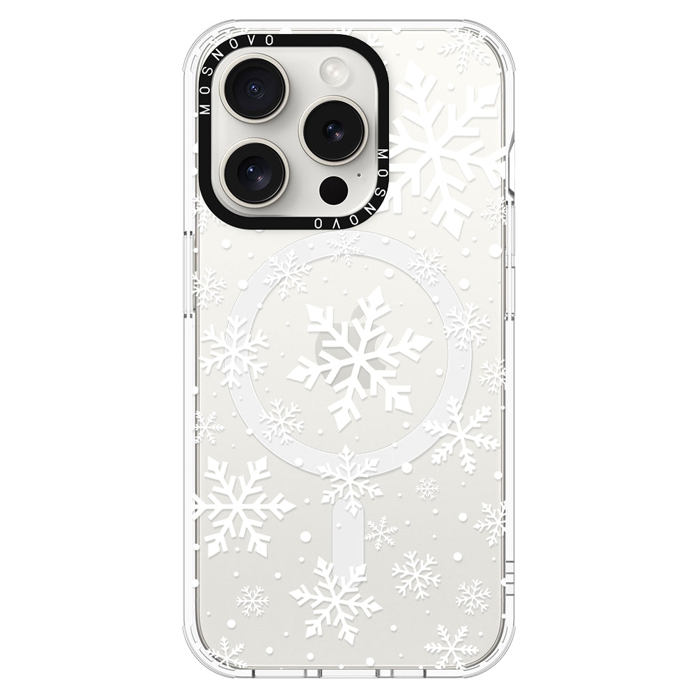 Snowflake Phone Case - iPhone 16 Pro Max Case - MOSNOVO