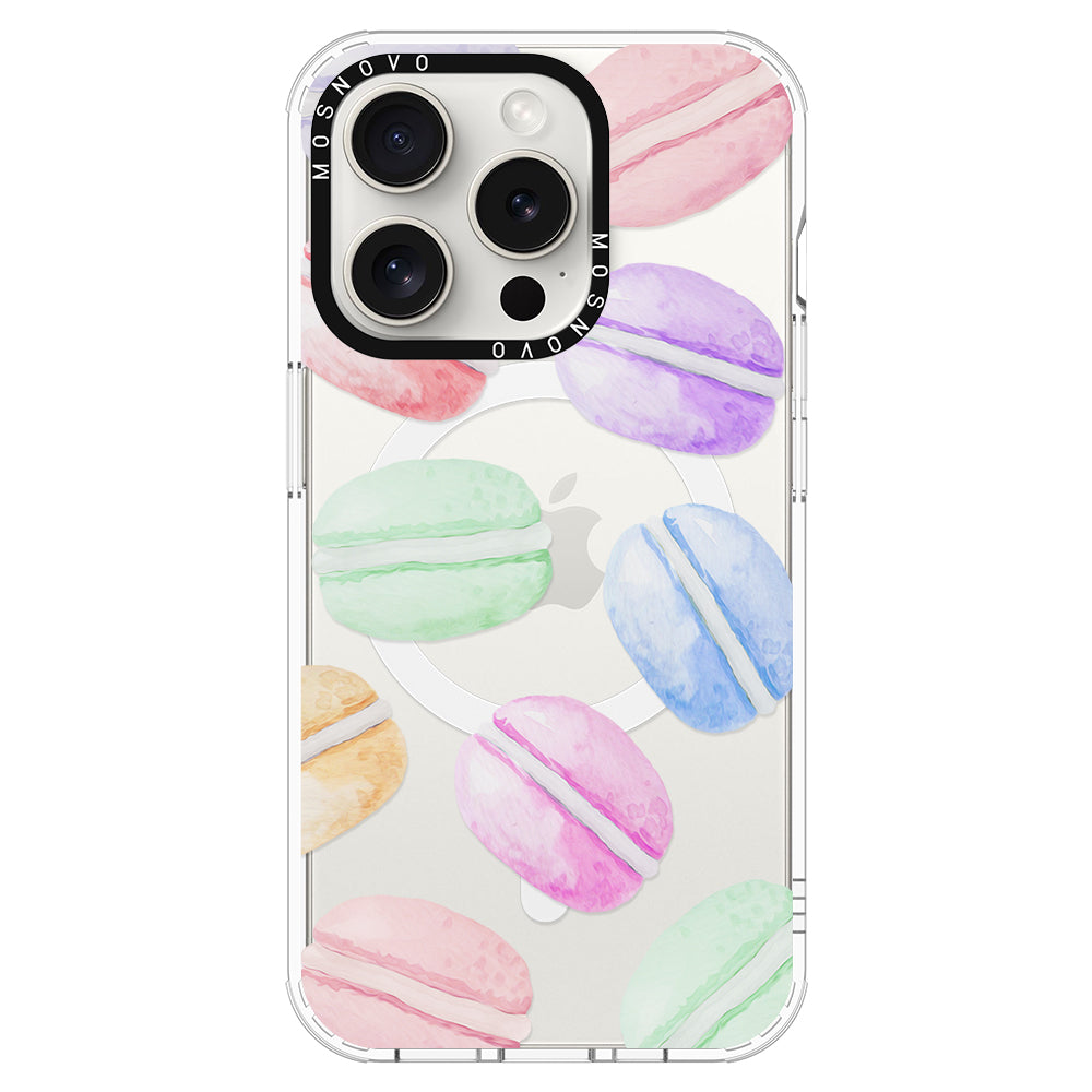 Pastel Macaron Phone Case - iPhone 16 Pro Max Case - MOSNOVO