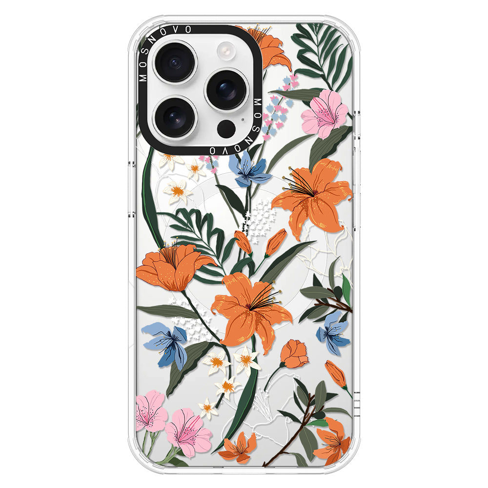 Lily Garden Phone Case - iPhone 16 Pro Max Case - MOSNOVO