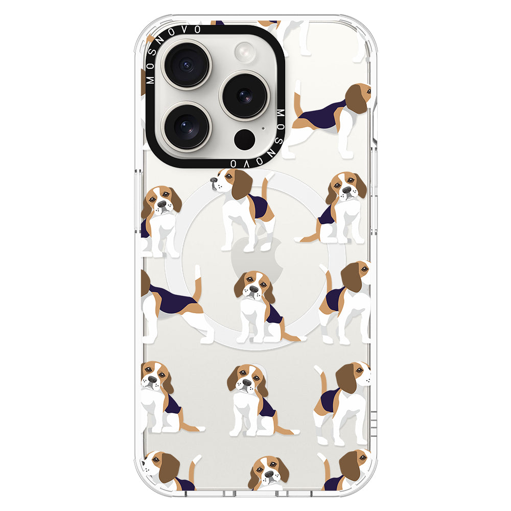 Cute Beagles Phone Case - iPhone 16 Pro Case - MOSNOVO