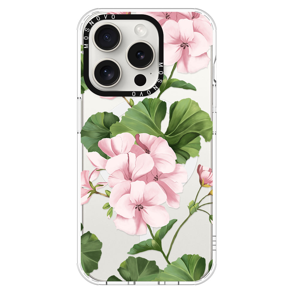 Geranium Phone Case - iPhone 16 Pro Case - MOSNOVO