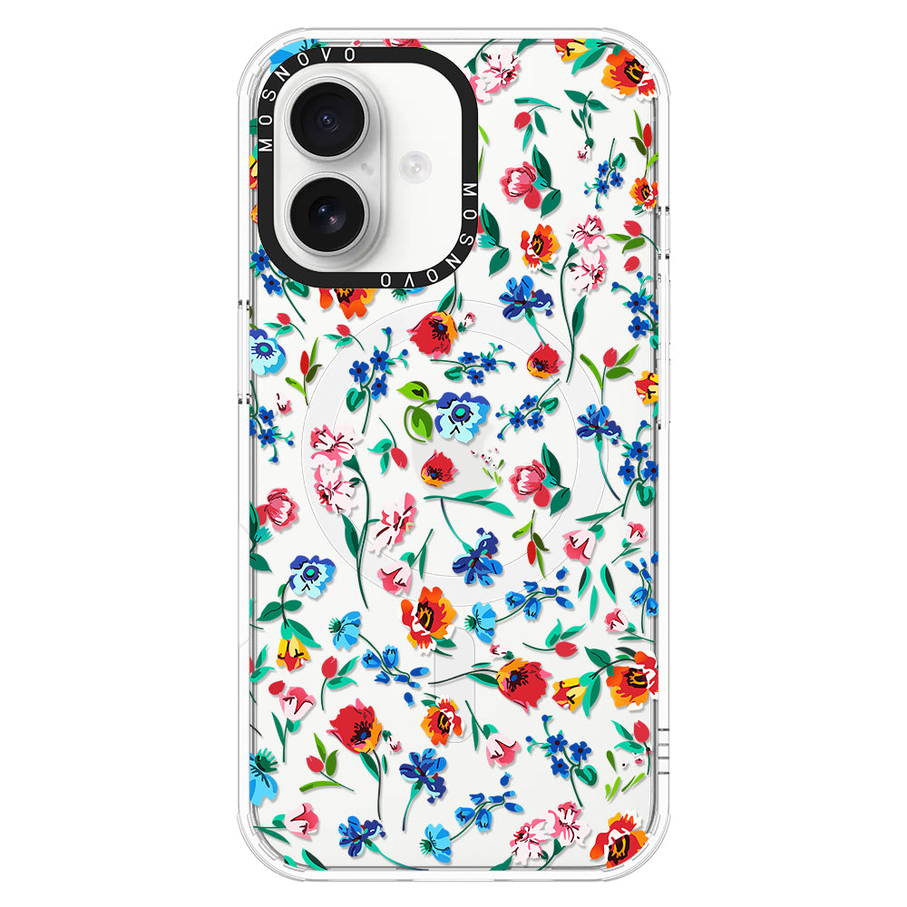 Little Wild Flower Phone Case - iPhone 16 Plus Case - MOSNOVO