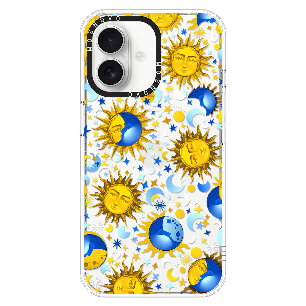 Sun and Moon Phone Case - iPhone 16 Case - MOSNOVO