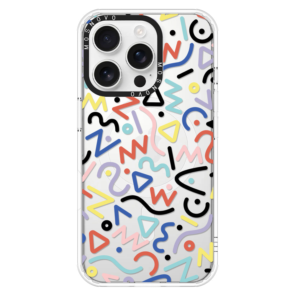 Doodle Art Phone Case - iPhone 16 Pro Case - MOSNOVO