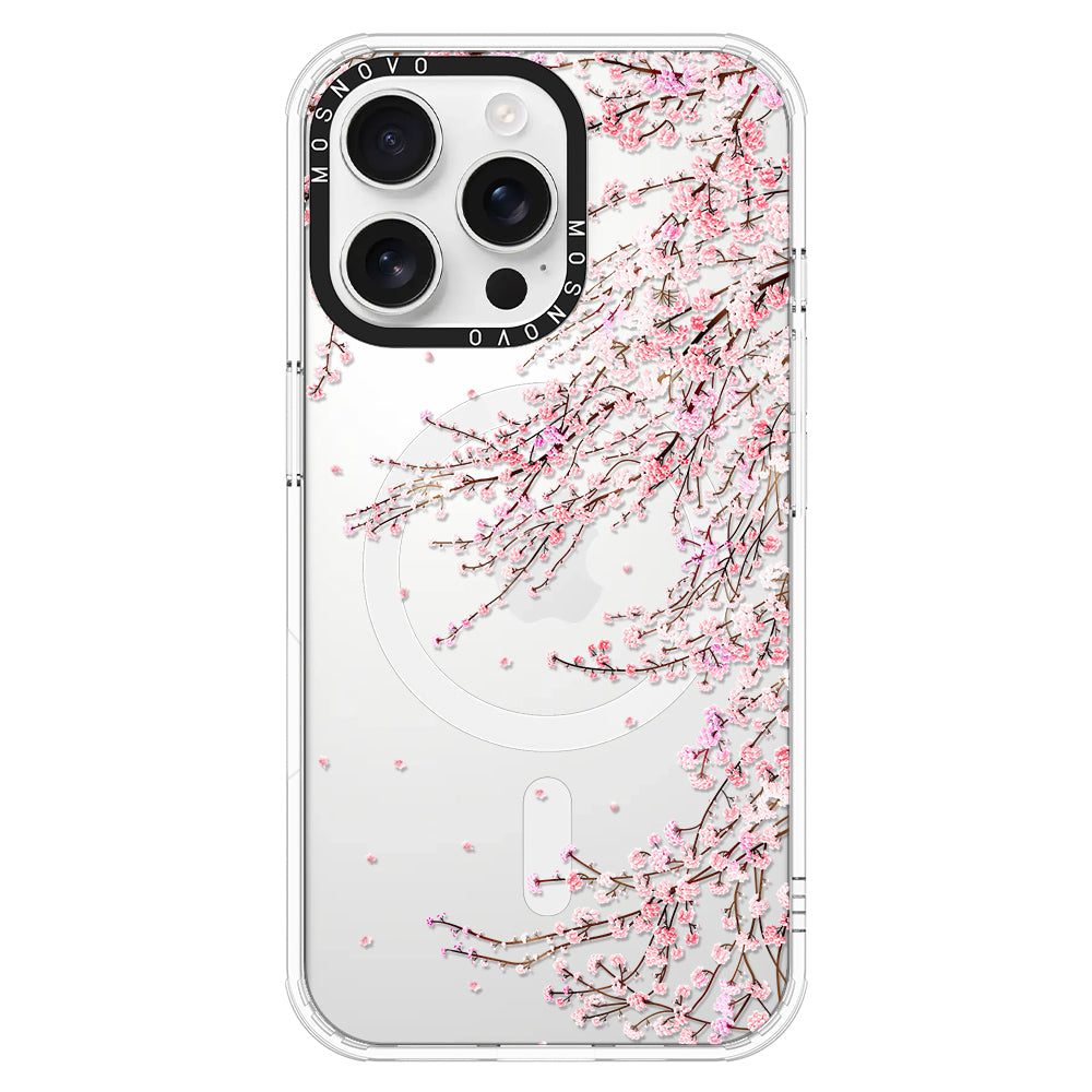 Cherry Blossom Phone Case - iPhone 16 Pro Max Case - MOSNOVO