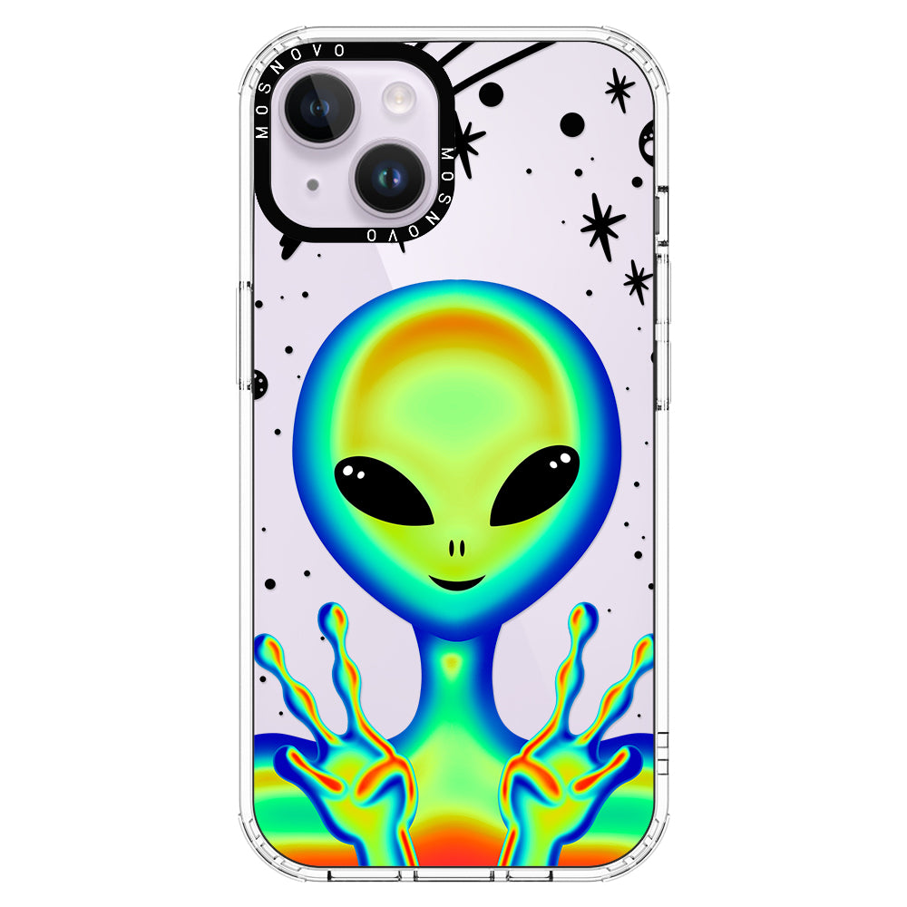 Alien Piece Phone Case - iPhone 14 Plus Case