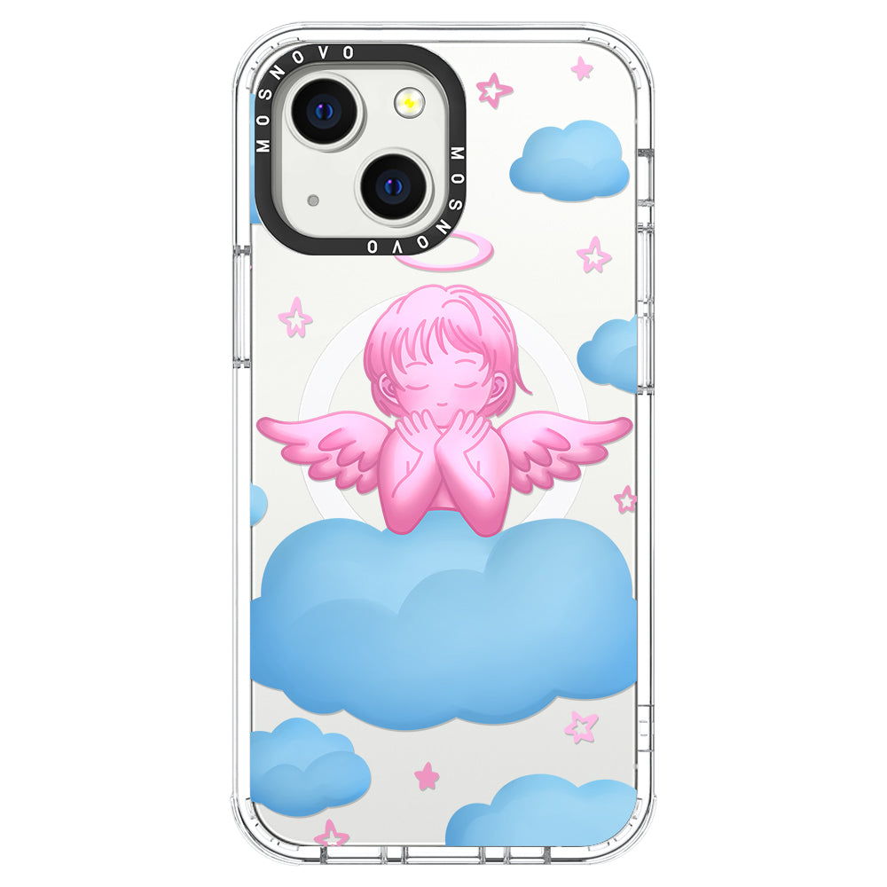 Pink Serenity Angel Phone Case - iPhone 13 Case