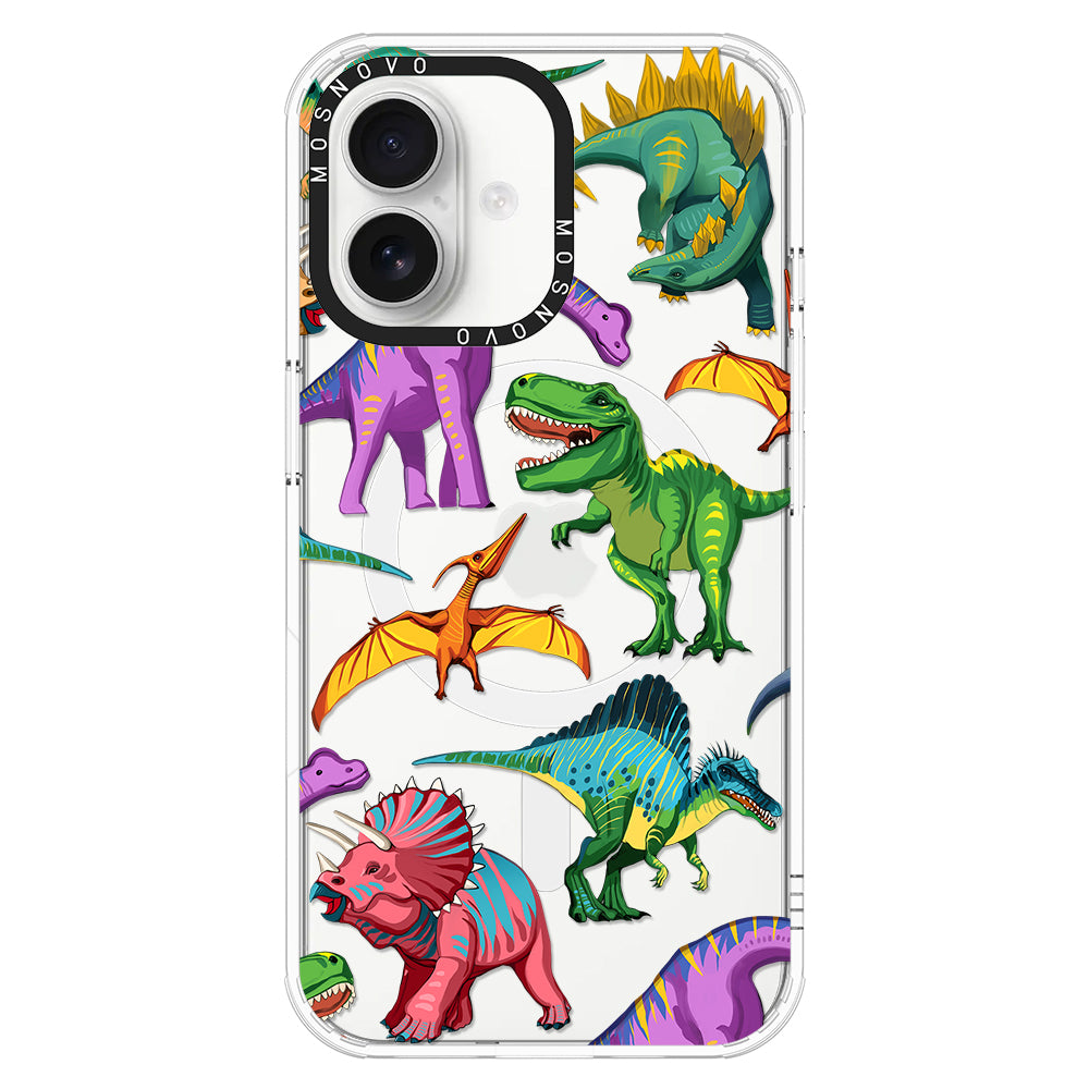 Dinosaur World Phone Case - iPhone 16 Plus Case - MOSNOVO