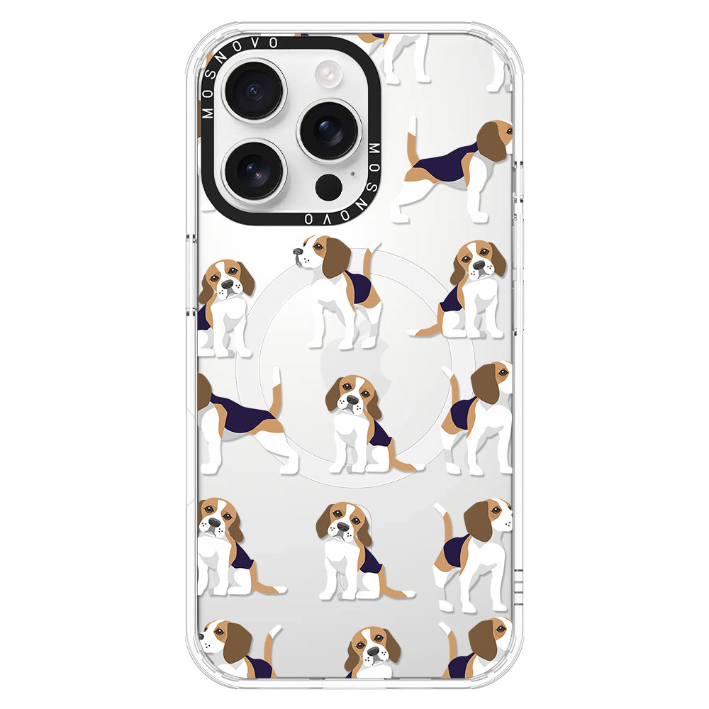 Cute Beagles Phone Case - iPhone 16 Pro Max Case - MOSNOVO