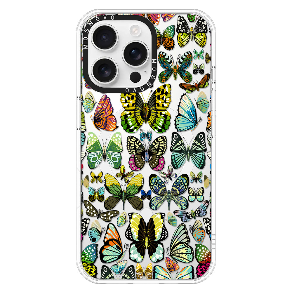 Butterflies Phone Case - iPhone 16 Pro Max Case - MOSNOVO