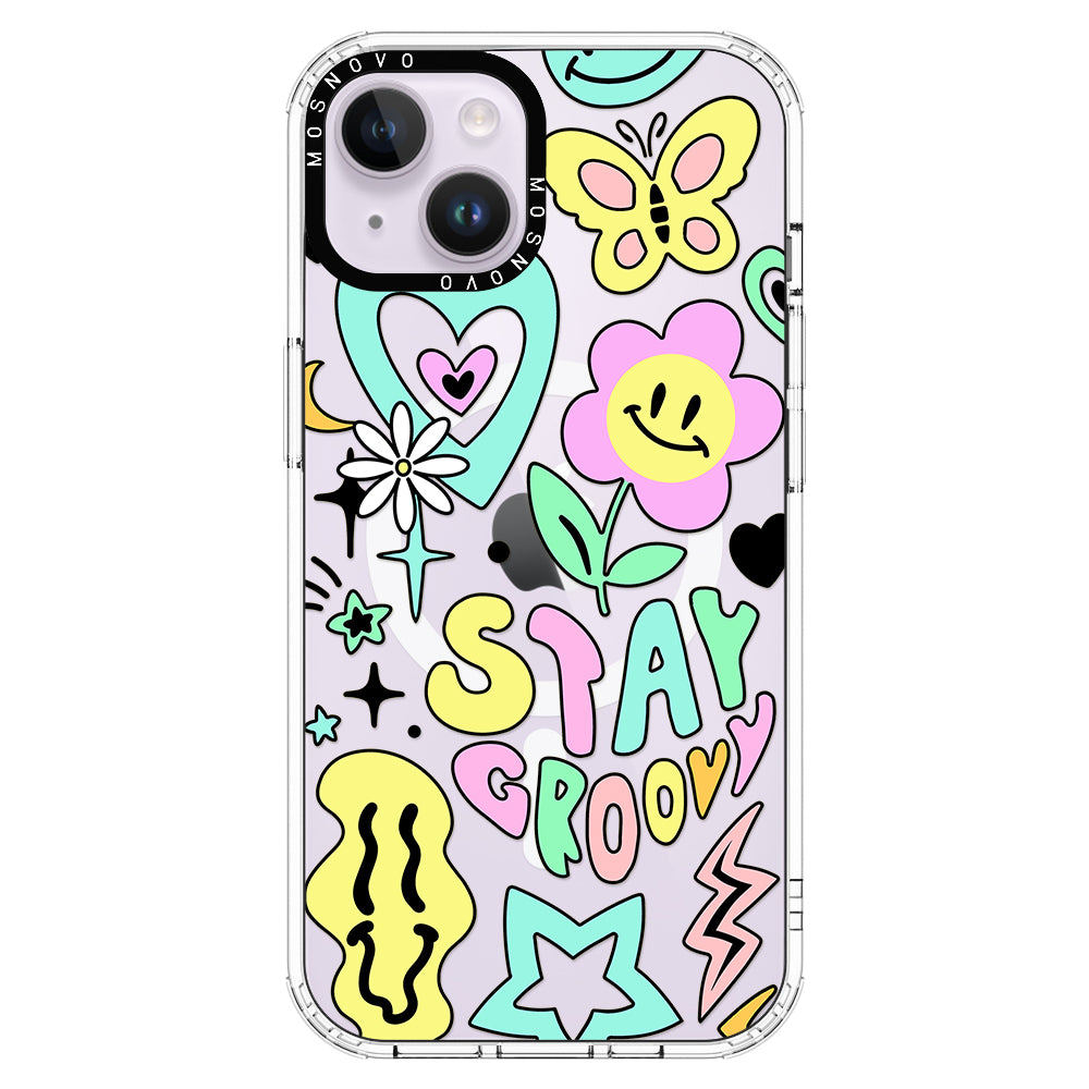 Stay Groovy Phone Case - iPhone 14 Plus Case