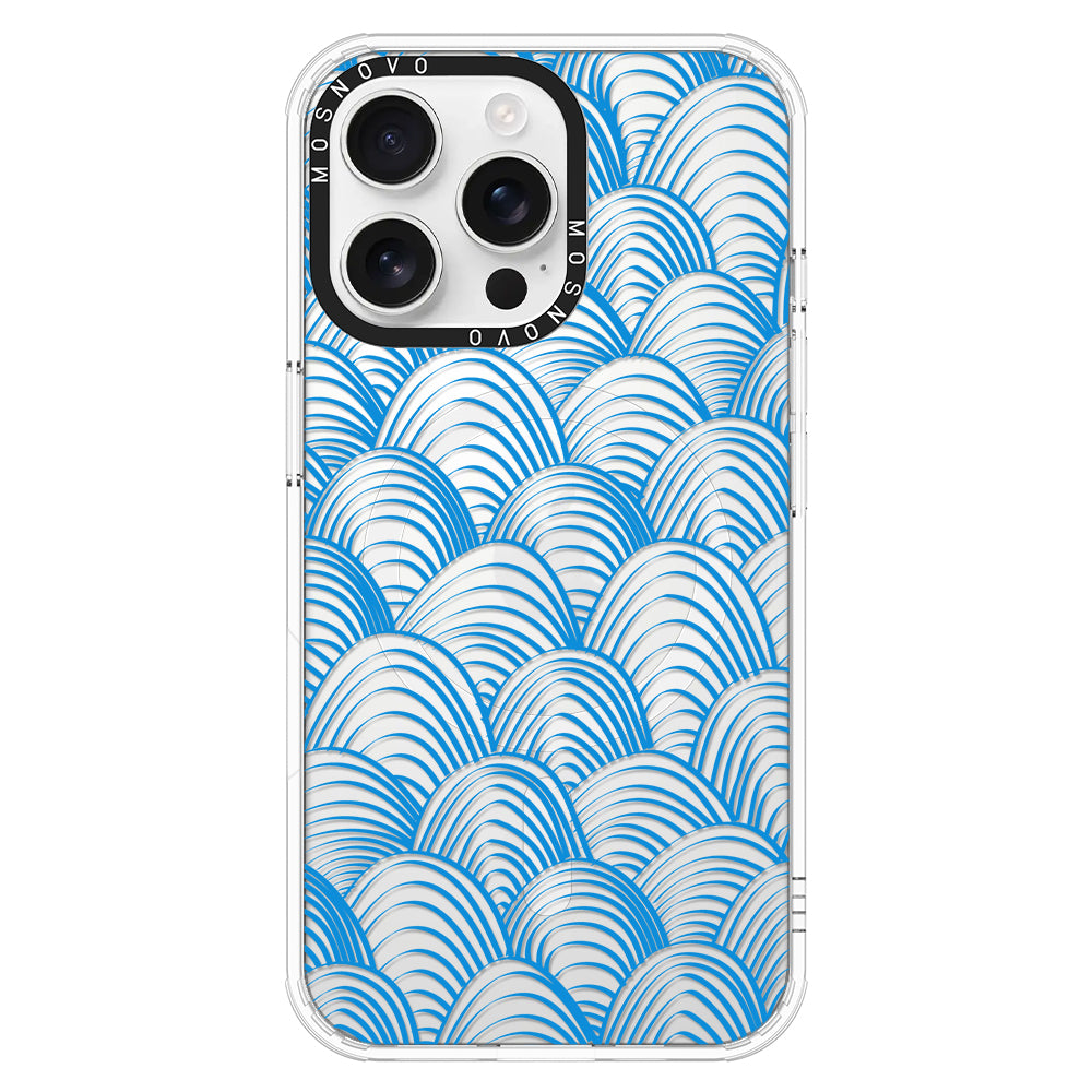 Wavy Wave Phone Case - iPhone 16 Pro Max Case - MOSNOVO