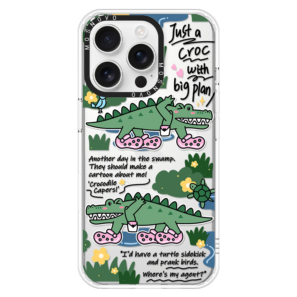 Croc with Big Plan Phone Case - iPhone 16 Pro Case