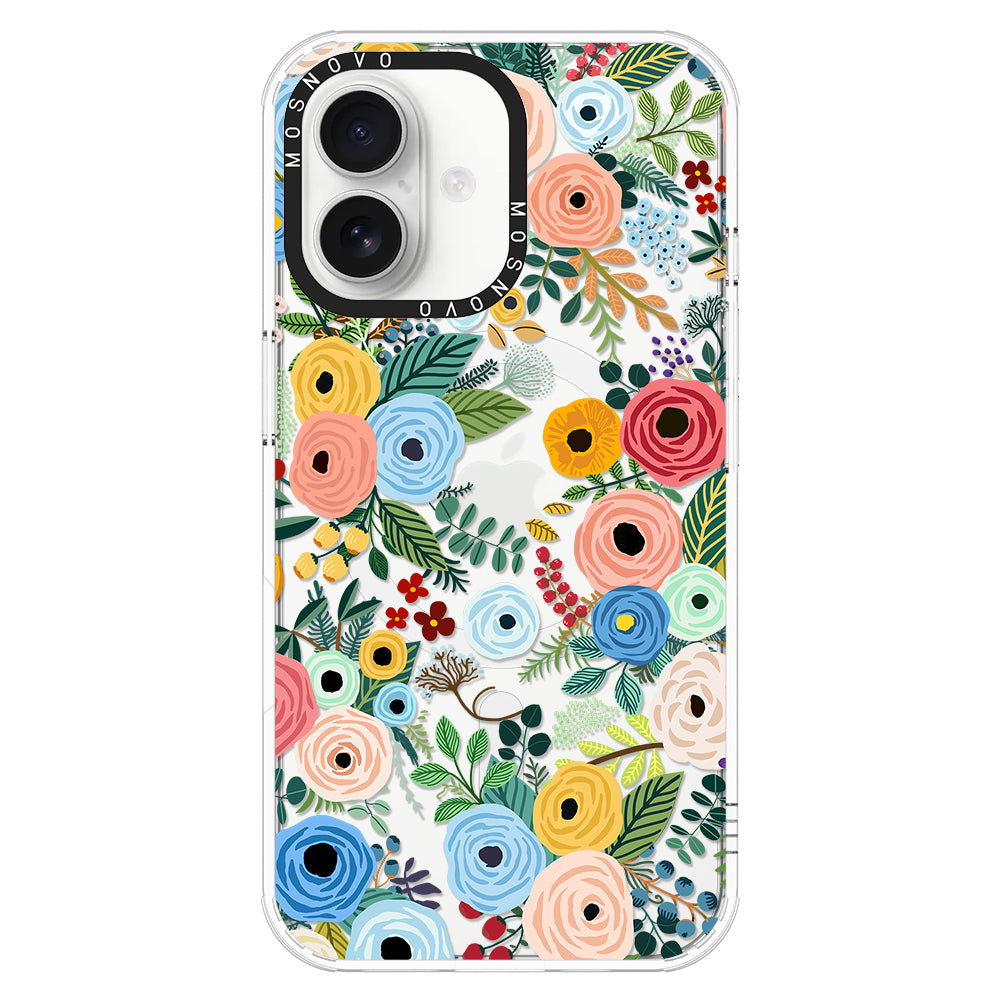 Pastel Perfection Flower Phone Case - iPhone 16 Case - MOSNOVO