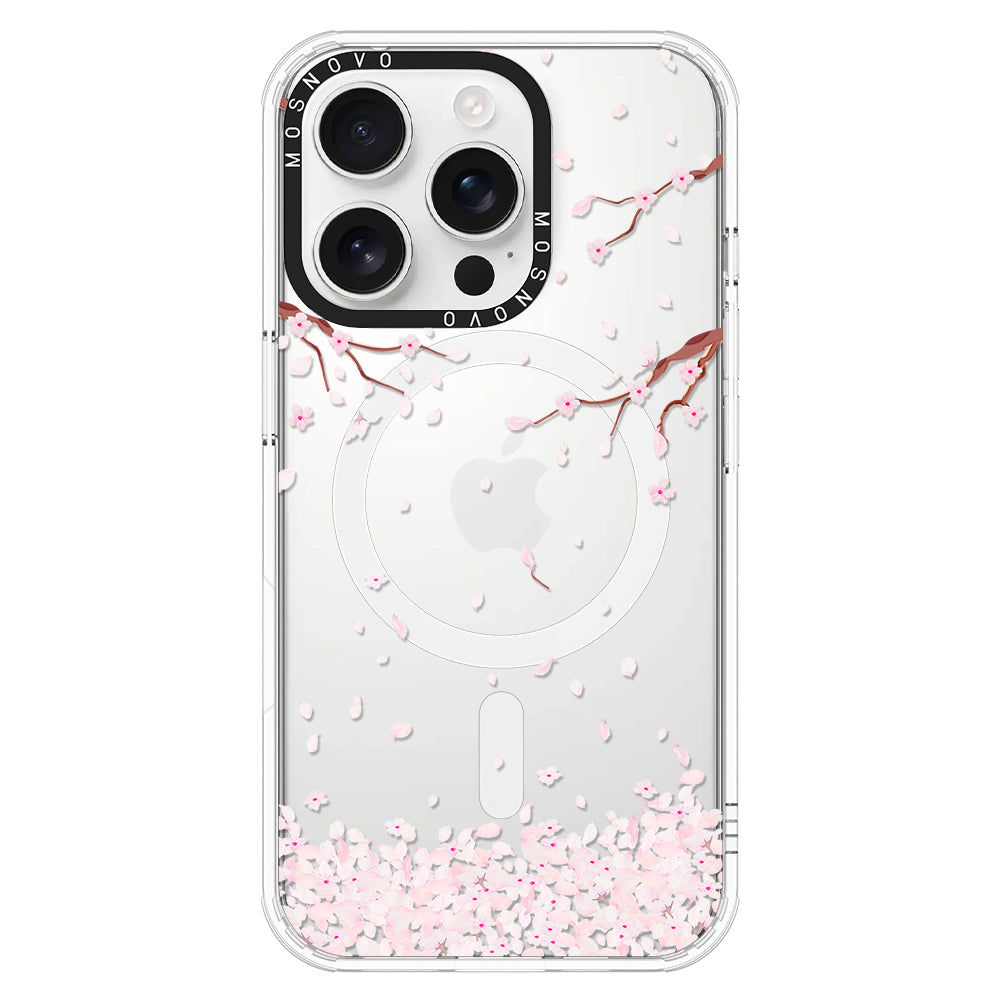 Sakura Phone Case - iPhone 16 Pro Case Clear With MagSafe