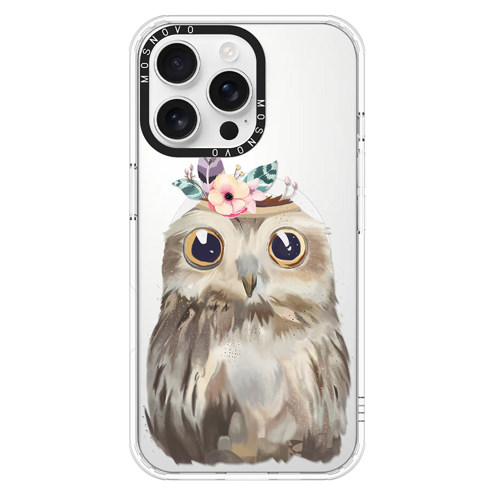 Cute Owl Phone Case - iPhone 16 Pro Max Case - MOSNOVO