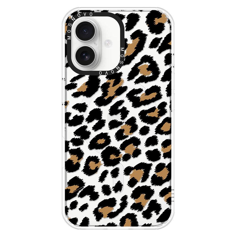 Leopard Print Phone Case - iPhone 16 Case - MOSNOVO