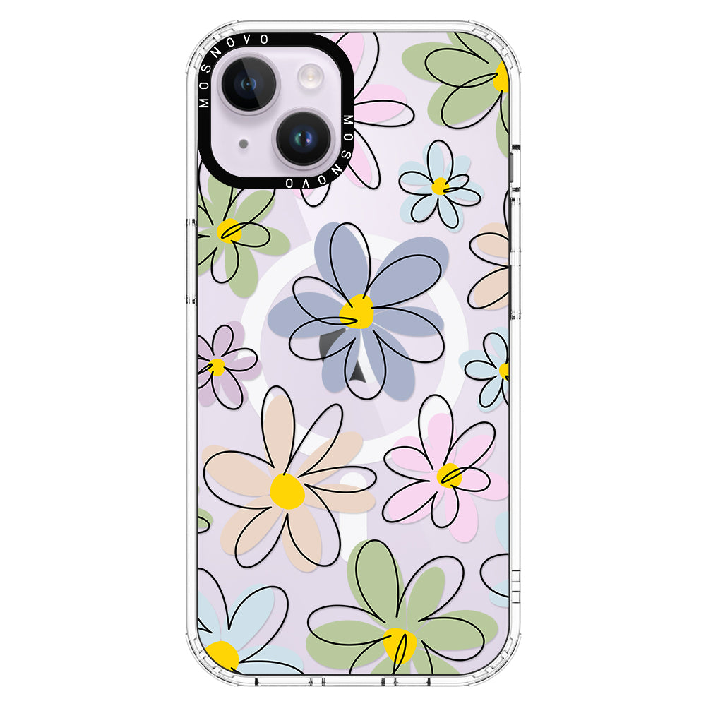 Linear Blooms Phone Case - iPhone 14 Case