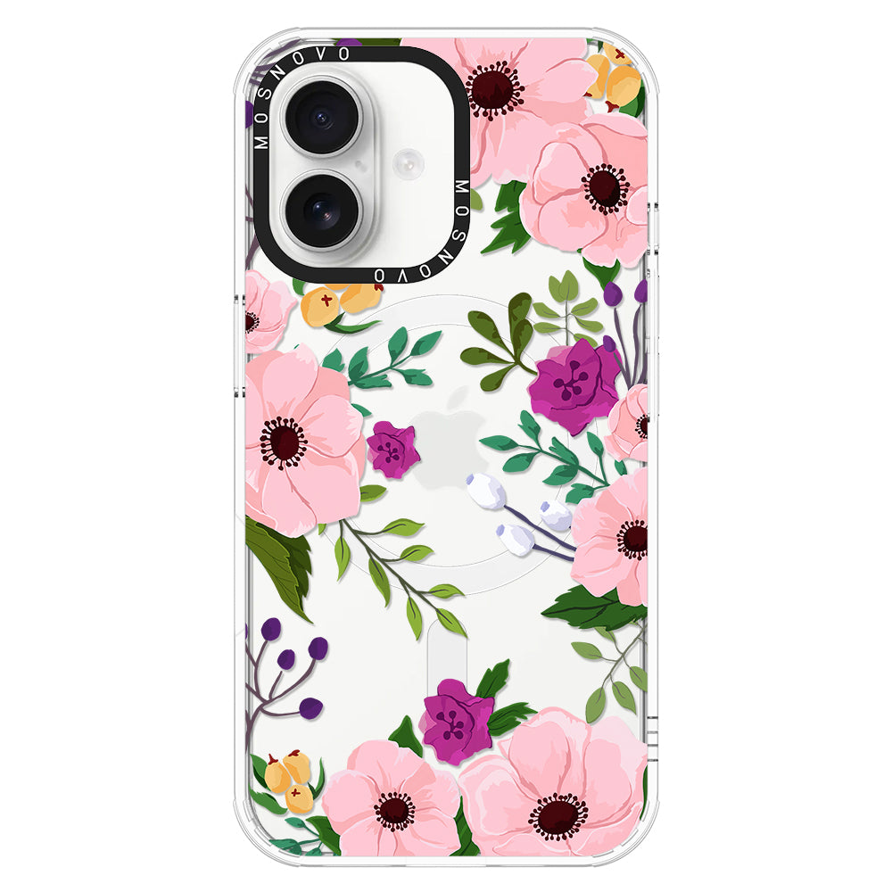 Watercolor Floral Phone Case - iPhone 16 Case - MOSNOVO