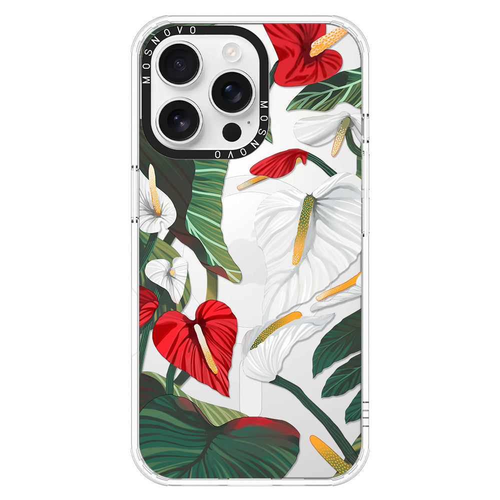 Anthurium Phone Case - iPhone 16 Pro Max Case - MOSNOVO