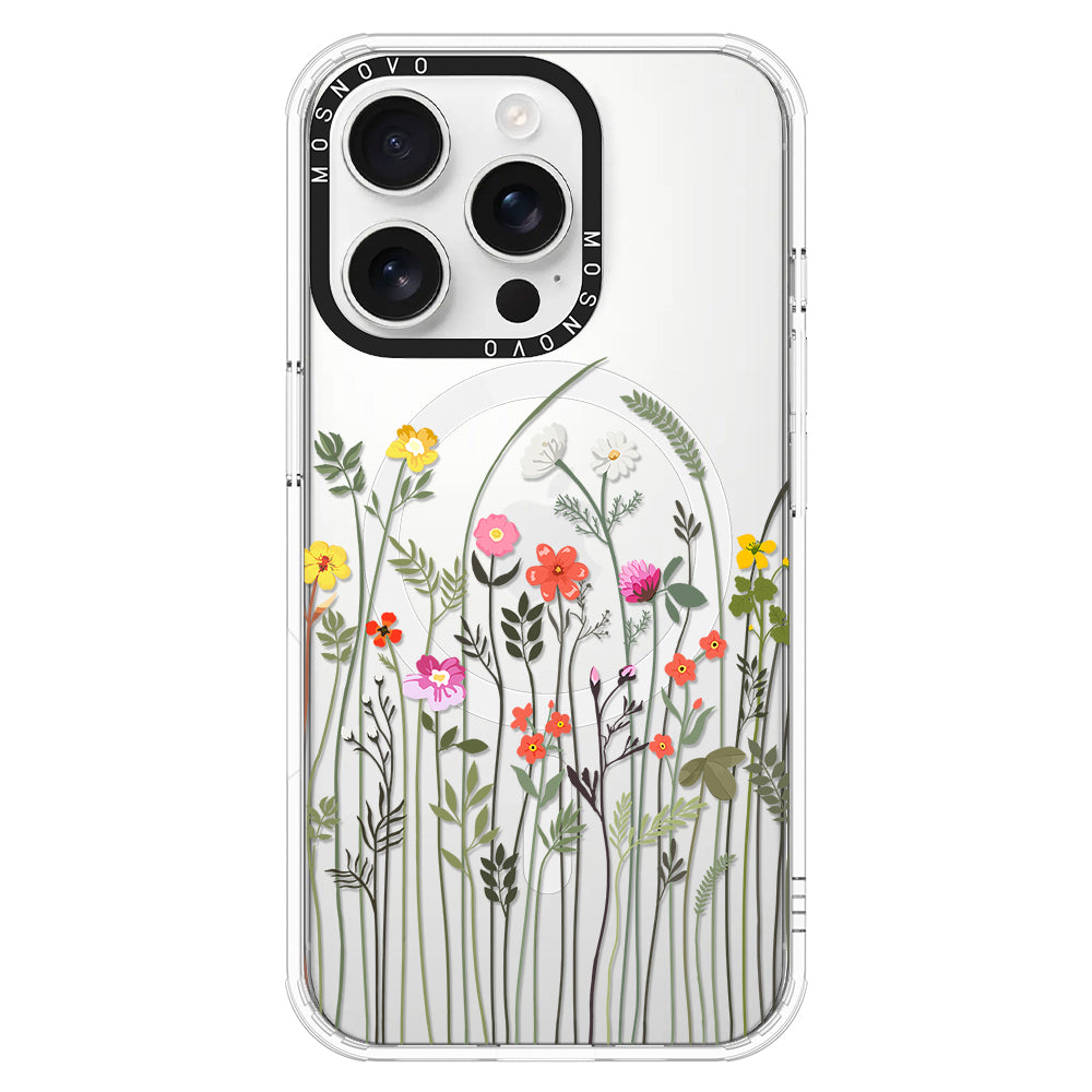 Spring Wildflower Phone Case - iPhone 16 Pro Case - MOSNOVO