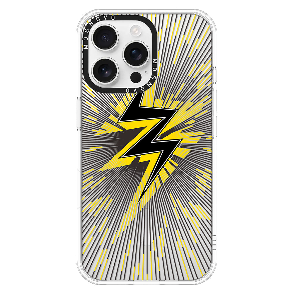 Lightning Bolt Phone Case - iPhone 16 Pro Max Case - MOSNOVO