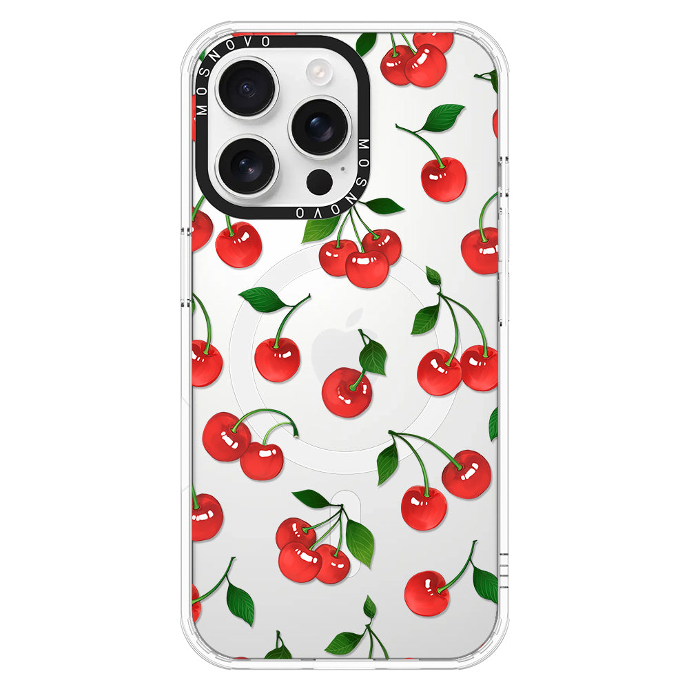 Poppy Cherry Phone Case - iPhone 16 Pro Max Case - MOSNOVO