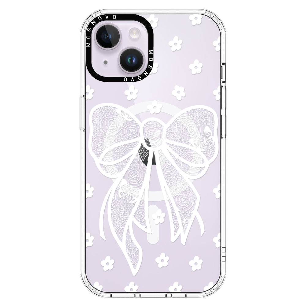 Lacey Bow Phone Case - iPhone 14 Plus Case