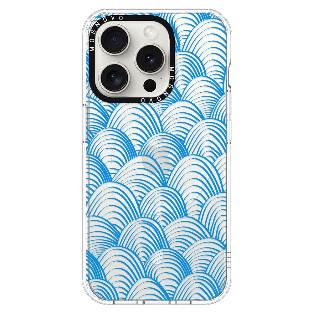 Wavy Wave Phone Case - iPhone 16 Pro Max Case - MOSNOVO