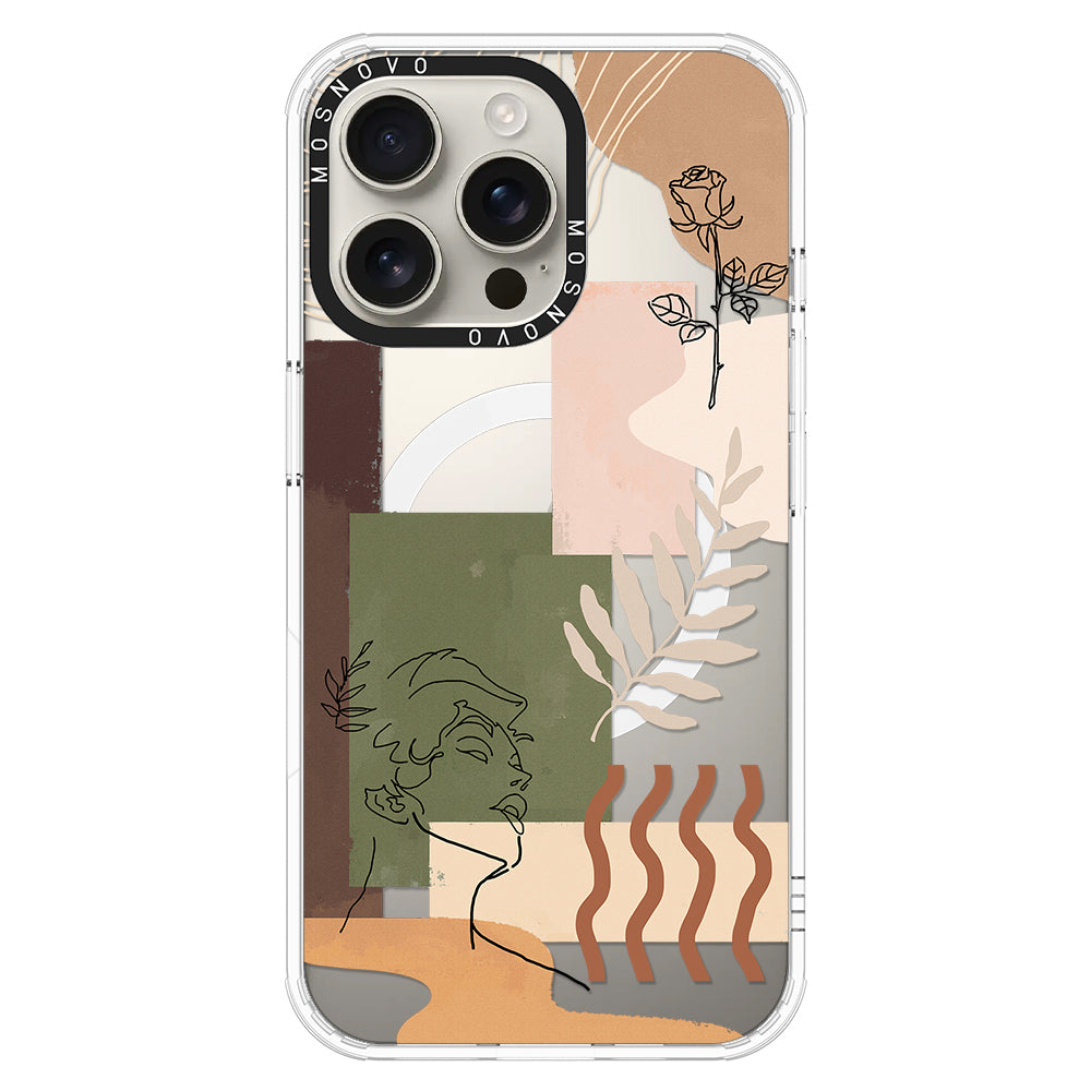 Modern Art Phone Case - iPhone 16 Pro Max Case - MOSNOVO