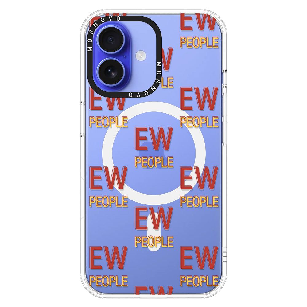 EW People Phone Case - iPhone 16 Plus Case - MOSNOVO