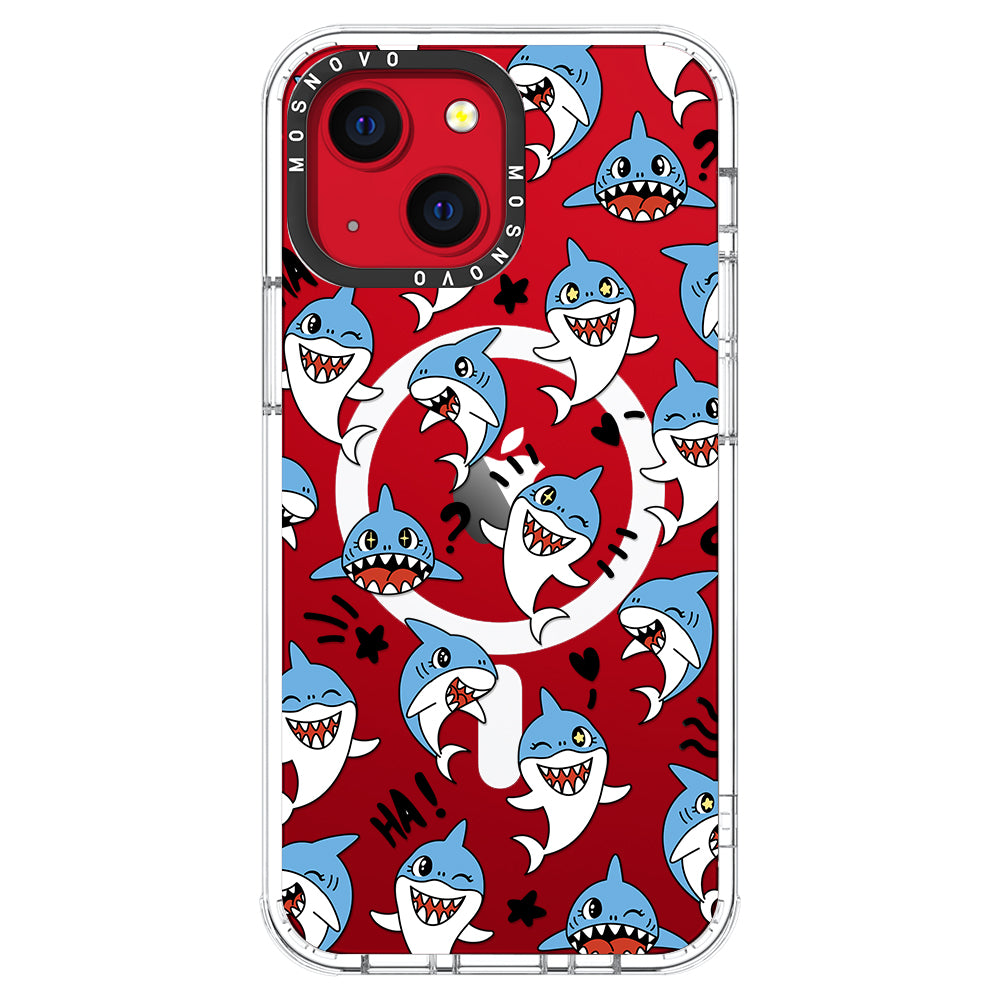 Cute Sharks Phone Case - iPhone 13 Case