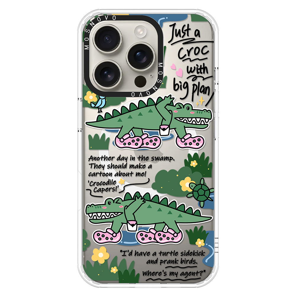 Croc with Big Plan Phone Case - iPhone 16 Pro Case