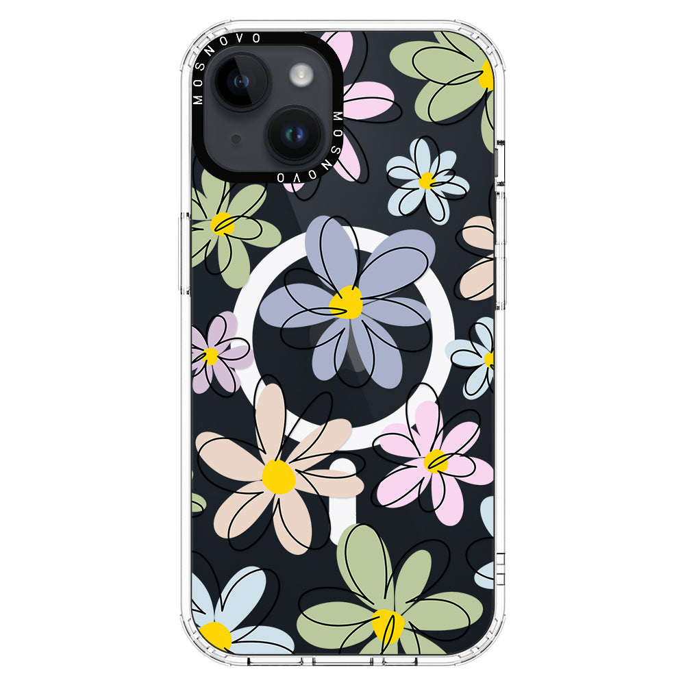 Linear Blooms Phone Case - iPhone 14 Case