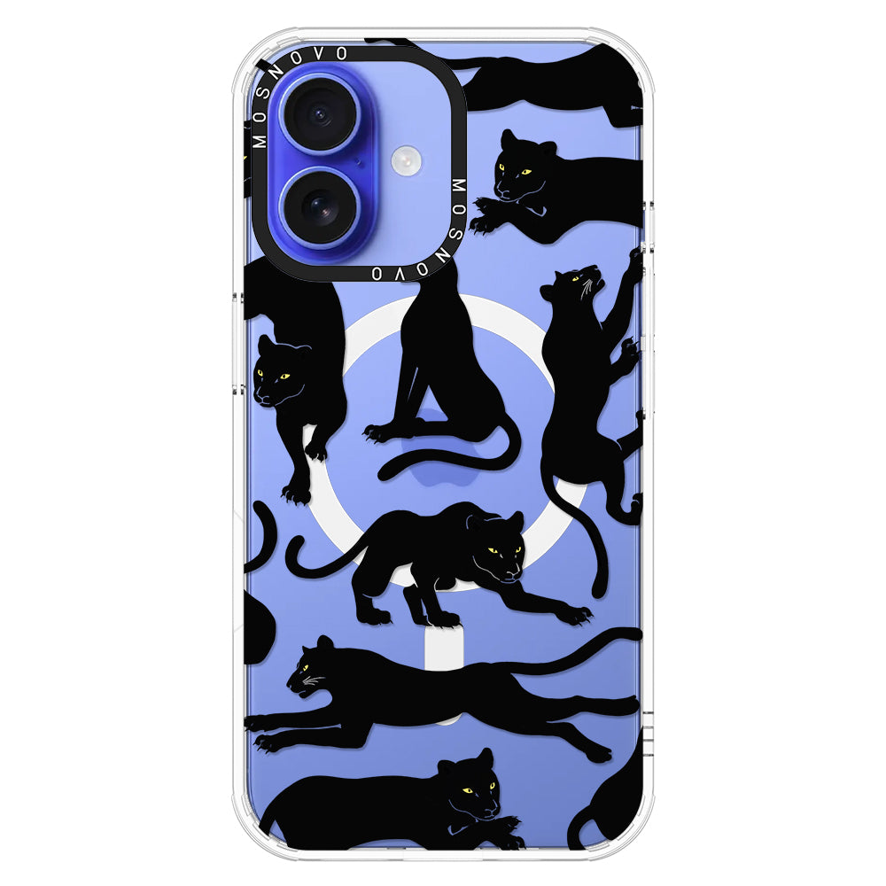 Black Panther Phone Case - iPhone 16 Plus Case - MOSNOVO